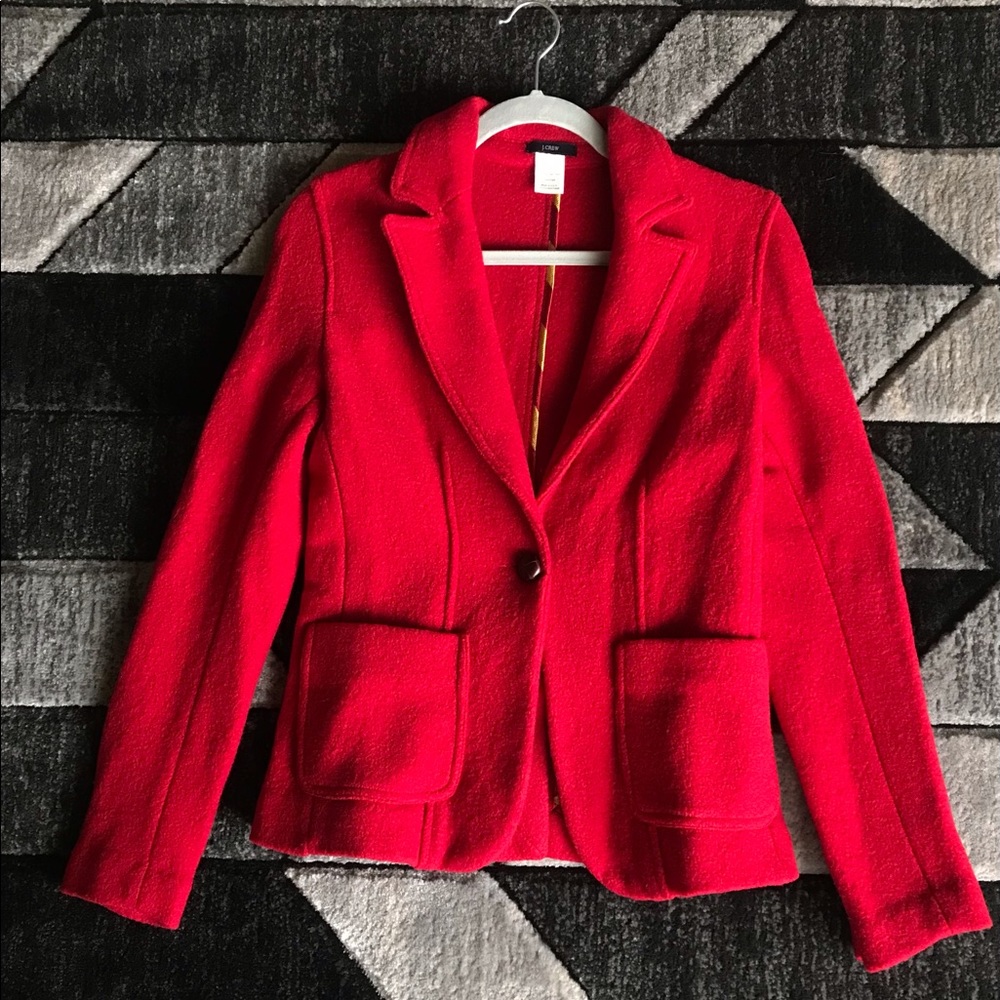 JCrew Holiday Wool Blazer